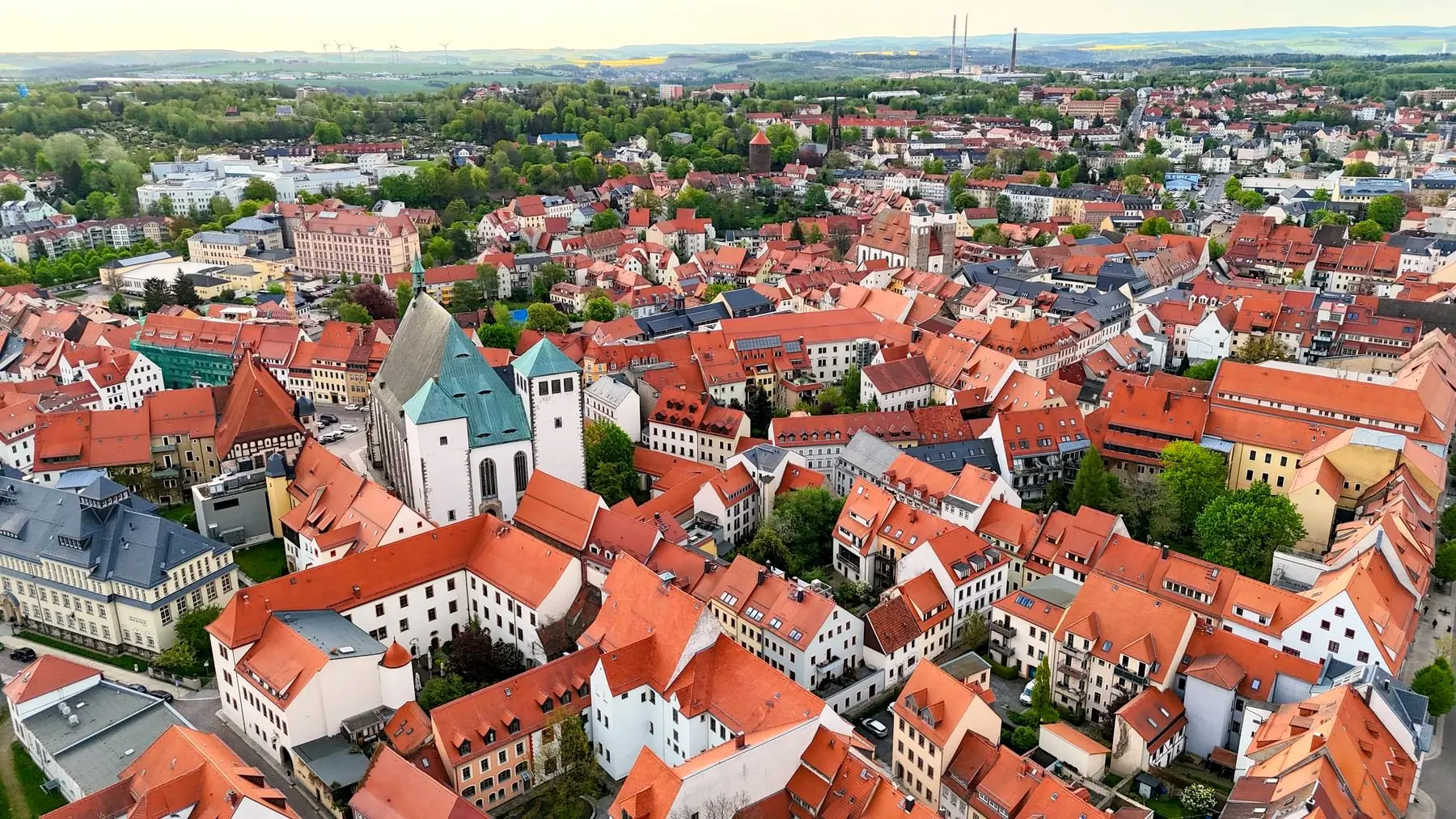 Altstadt von Freiberg mit Dom